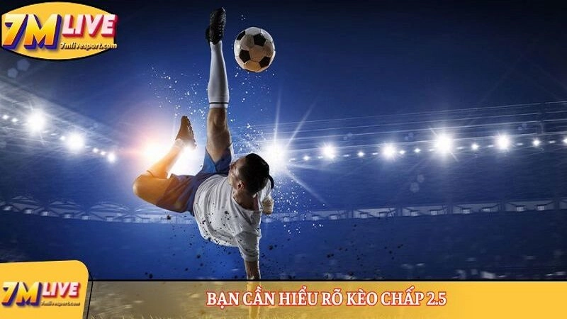Bạn cần hiểu rõ kèo chấp 2.5